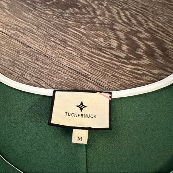 Tuckernuck Green Seamed Shift Dress - Picture 4 of 8